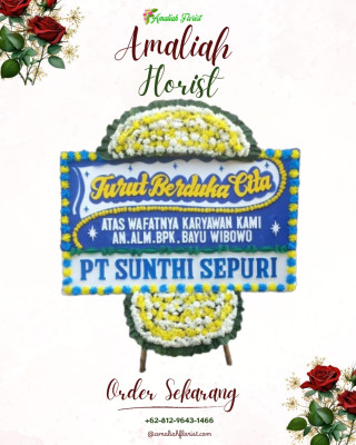 Papan Bunga Duka di Mempawah Timur
