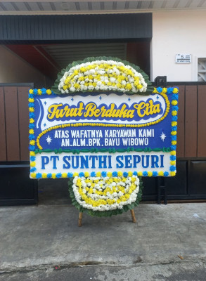 Papan Bunga Duka di Mempawah Timur