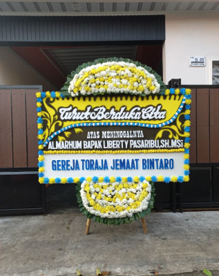 Papan Bunga Duka di Mempawah Timur